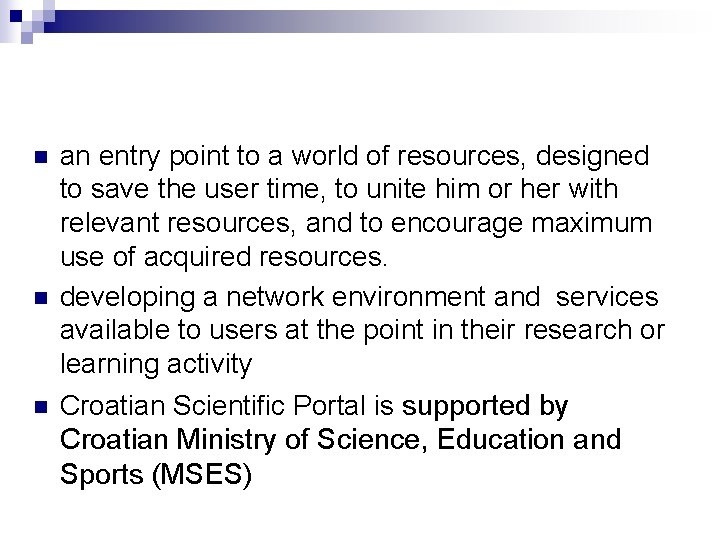 n n n an entry point to a world of resources, designed to save