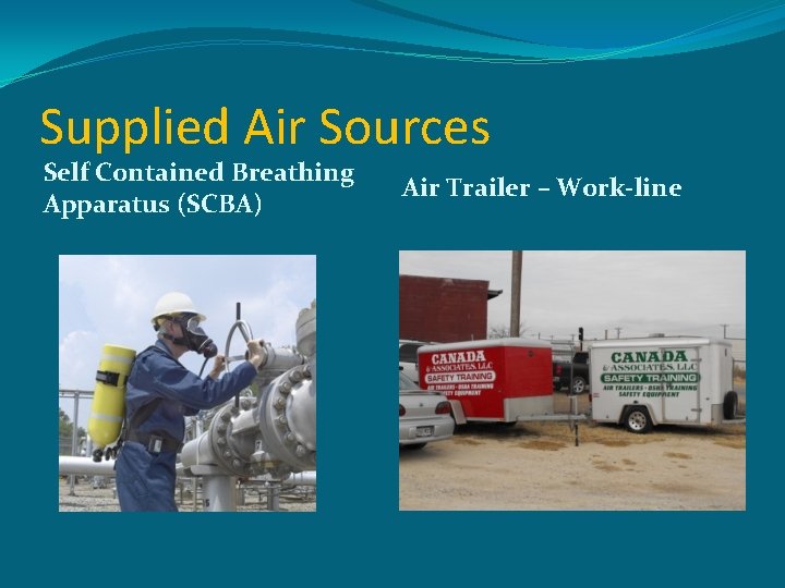 Supplied Air Sources Self Contained Breathing Apparatus (SCBA) Air Trailer – Work-line 