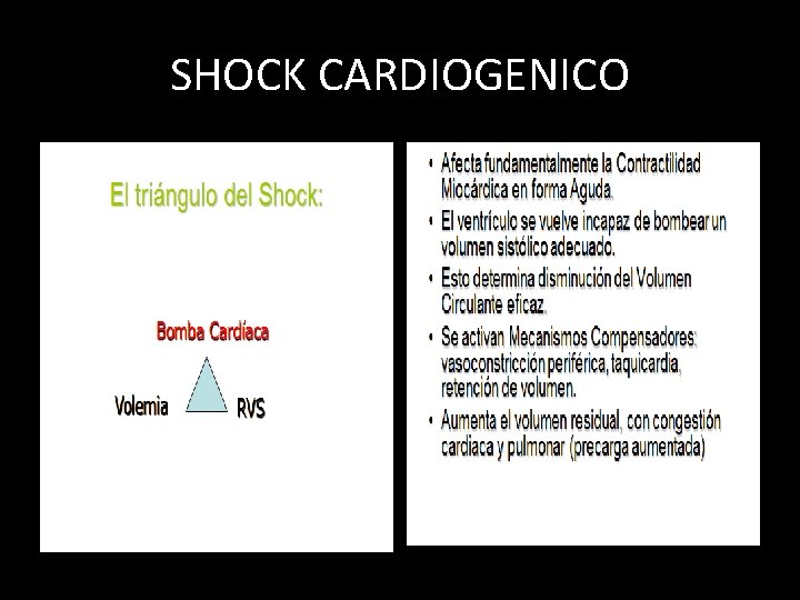 SHOCK CARDIOGENICO 