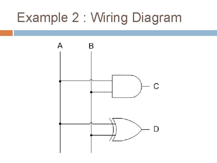 Example 2 : Wiring Diagram 