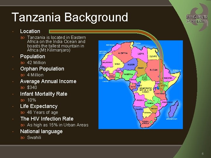 Tanzania Background Location Tanzania is located in Eastern Africa on the India Ocean and Tanzania Background Location Tanzania is located in Eastern Africa on the India Ocean and