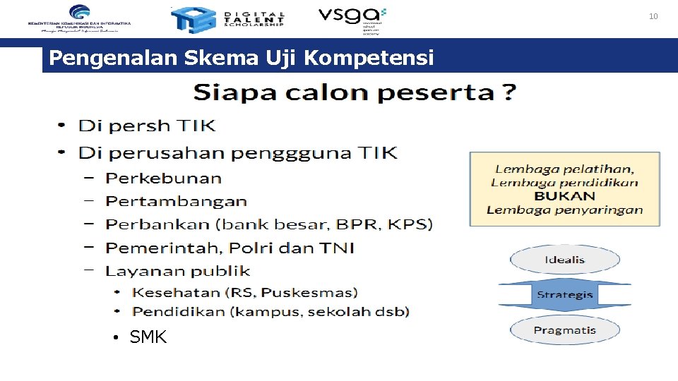 10 Pengenalan Skema Uji Kompetensi • SMK 
