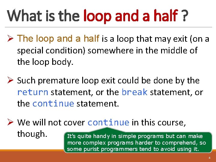 What is the loop and a half ? Ø The loop and a half