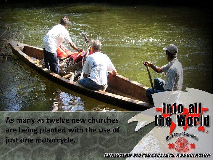 As many as twelve new churches are being planted with the use of just