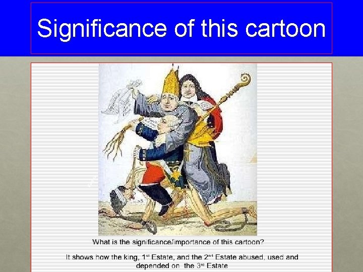 Significance of this cartoon 