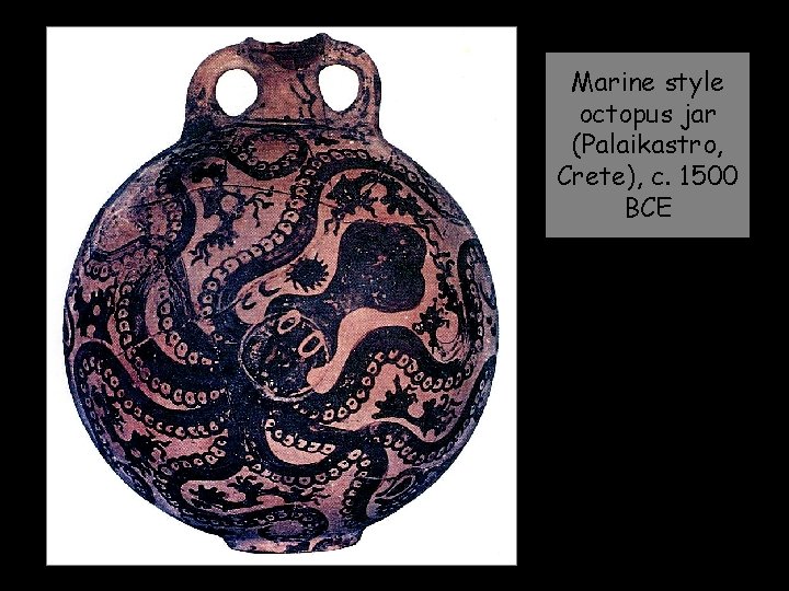Marine style octopus jar (Palaikastro, Crete), c. 1500 BCE 