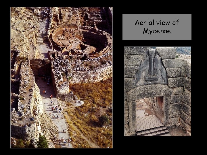 Aerial view of Mycenae 