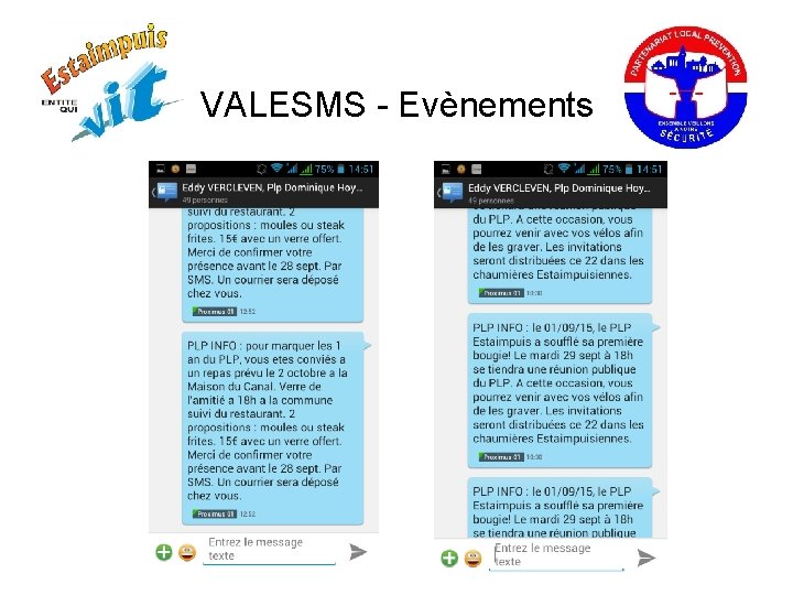 VALESMS - Evènements 