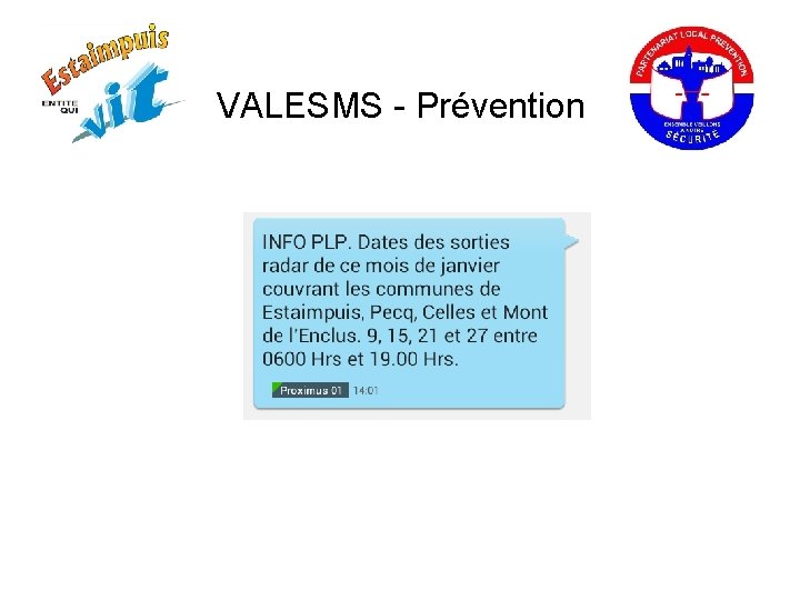 VALESMS - Prévention 