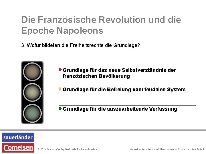Die Französische Revolution und die Epoche Napoleons 3. Wofür bildeten die Freiheitsrechte die Grundlage?