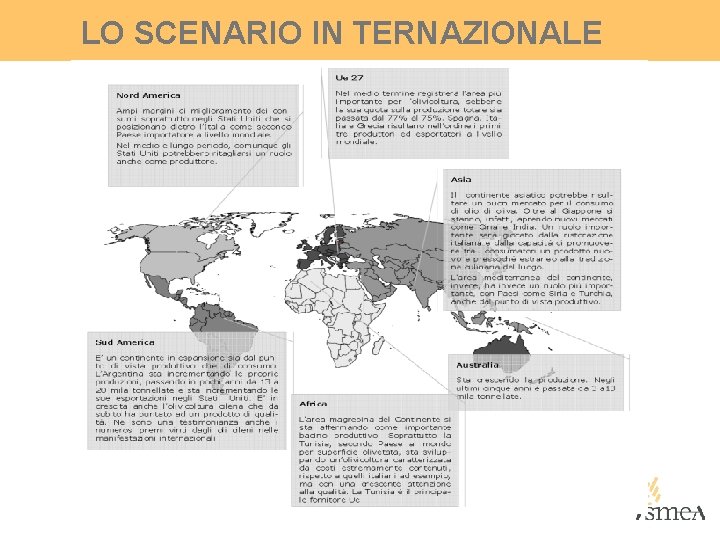 LO SCENARIO IN TERNAZIONALE LO SCENARIO IN TERNAZIONALE