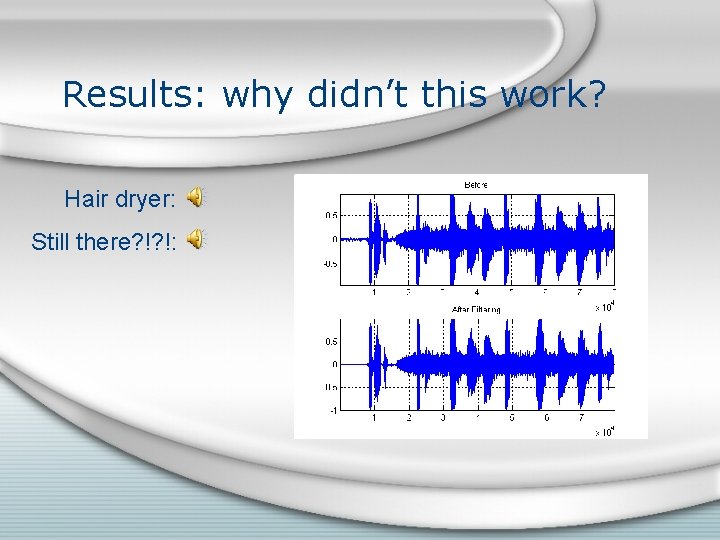 Results: why didn’t this work? Hair dryer: Still there? !? !: Results: why didn’t this work? Hair dryer: Still there? !? !: