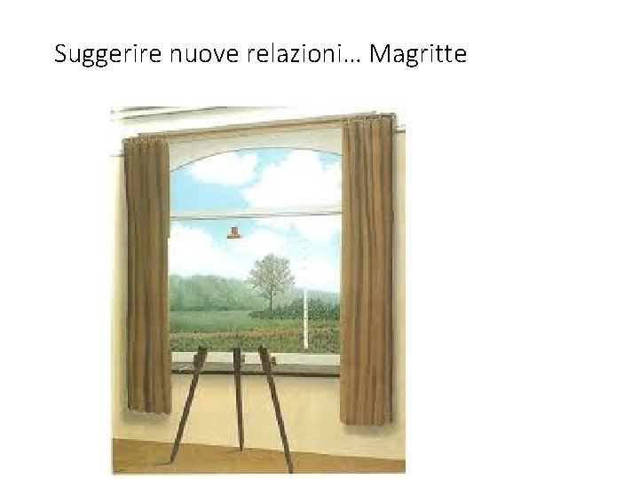 Suggerire nuove relazioni… Magritte 