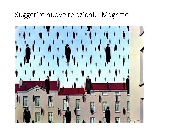 Suggerire nuove relazioni… Magritte 