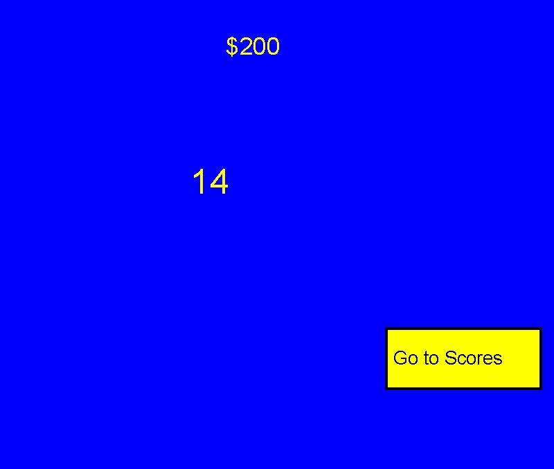 $200 14 Go to Scores $200 14 Go to Scores