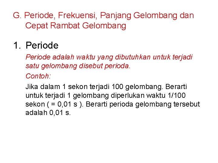 Contoh Soal Faktual Materi Penjalaran Gelombang