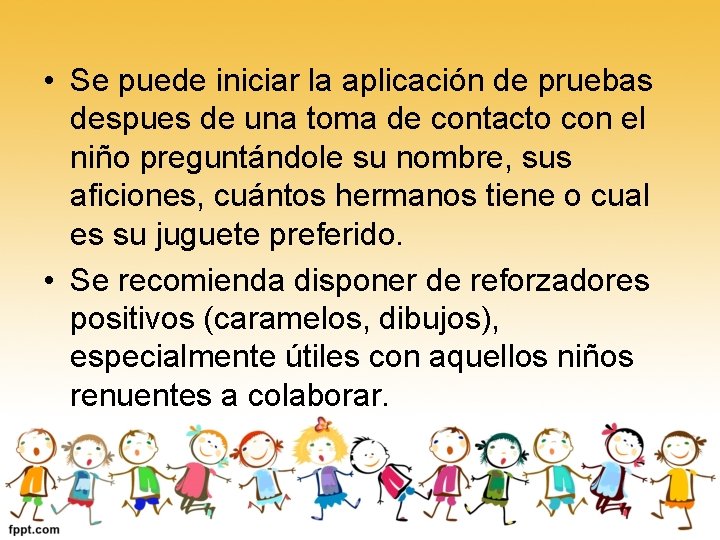  • Se puede iniciar la aplicación de pruebas despues de una toma de
