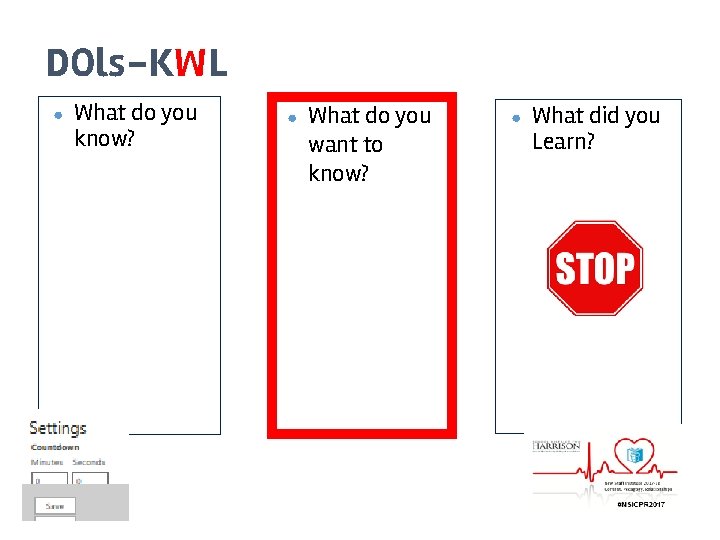 DOls-KWL ● What do you know? ● What do you want to know? ●