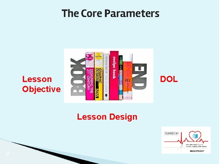 The Core Parameters Lesson Objective DOL Lesson Design D 