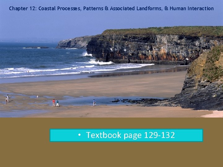 Chapter 12: Coastal Processes, Patterns & Associated Landforms, & Human Interaction • Textbook page