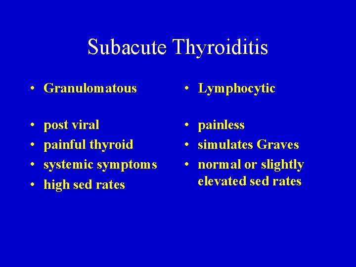 subacute granulomatous thyroiditis symptoms