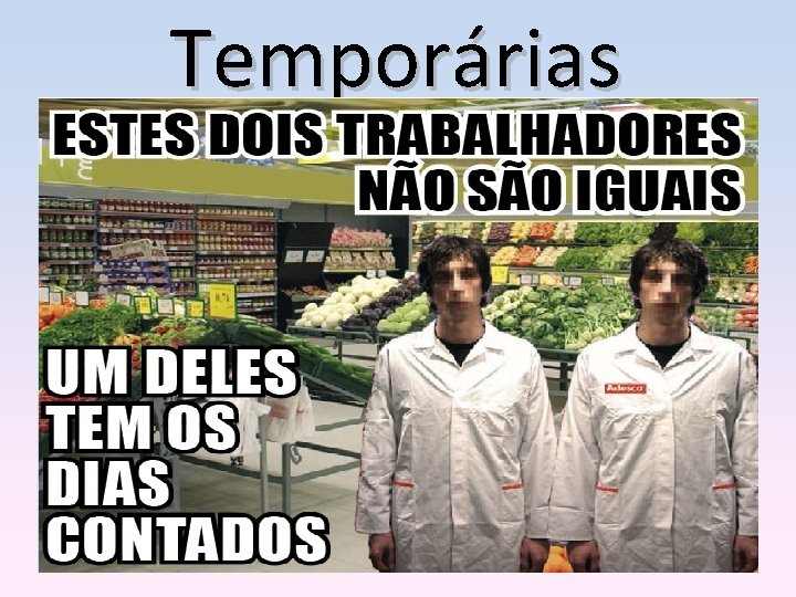 Temporárias 