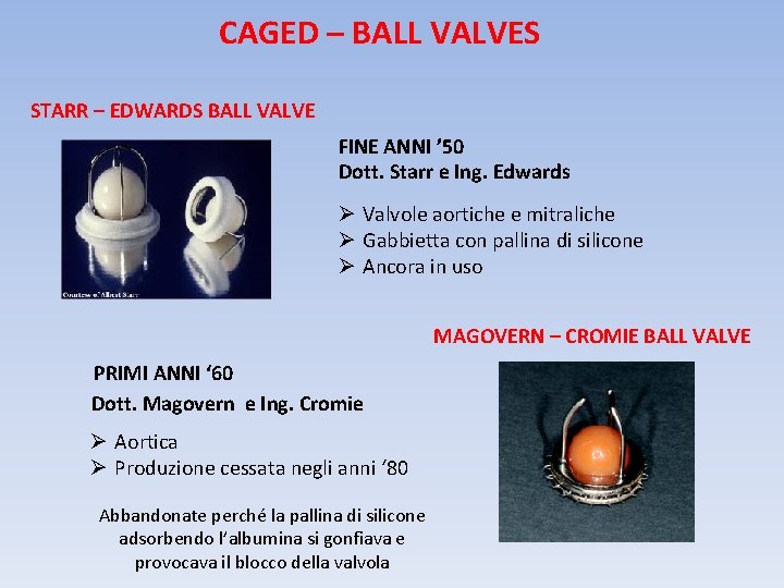CAGED – BALL VALVES STARR – EDWARDS BALL VALVE FINE ANNI ’ 50 Dott.