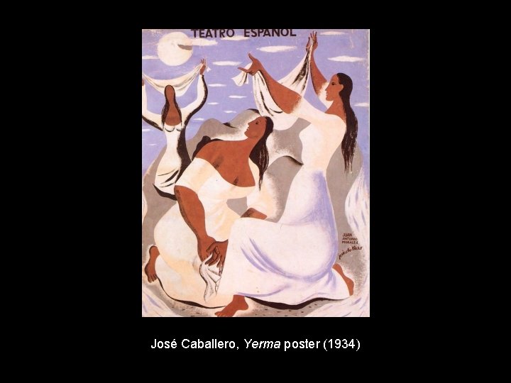 José Caballero, Yerma poster (1934) 