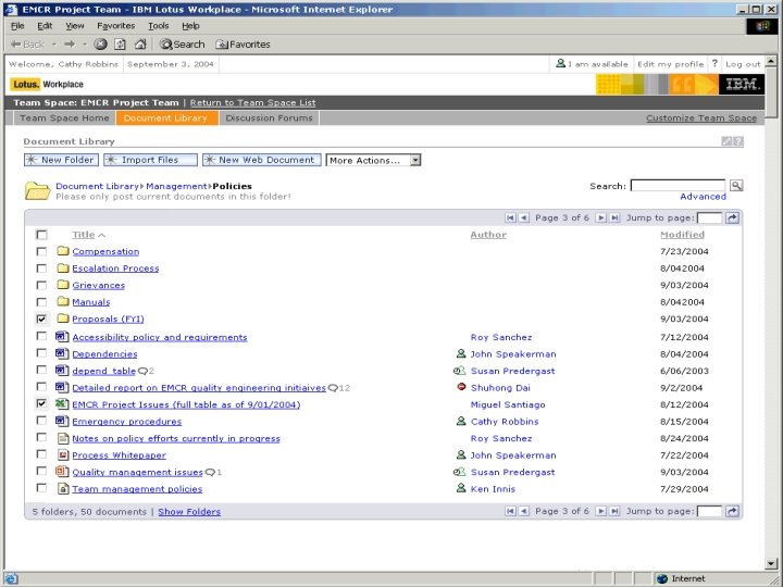 Portál jako Dynamic Work. Place 