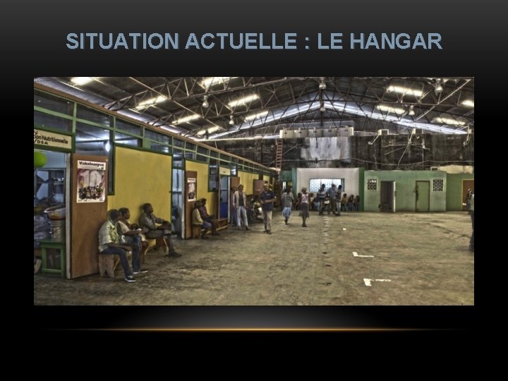 SITUATION ACTUELLE : LE HANGAR 