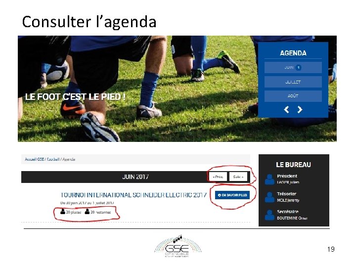 Consulter l’agenda 19 Consulter l’agenda 19