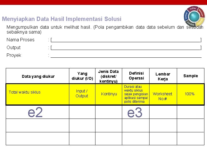 Menyiapkan Data Hasil Implementasi Solusi Mengumpulkan data untuk melihat hasil. (Pola pengambikan data sebelum Menyiapkan Data Hasil Implementasi Solusi Mengumpulkan data untuk melihat hasil. (Pola pengambikan data sebelum