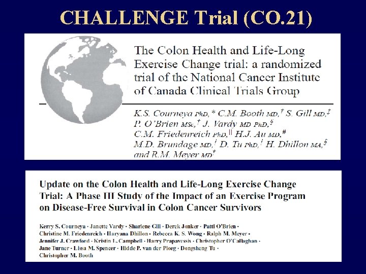 CHALLENGE Trial (CO. 21) 