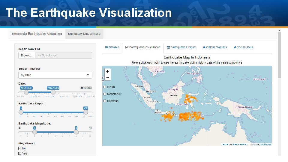 The Earthquake Visualization The Earthquake Visualization