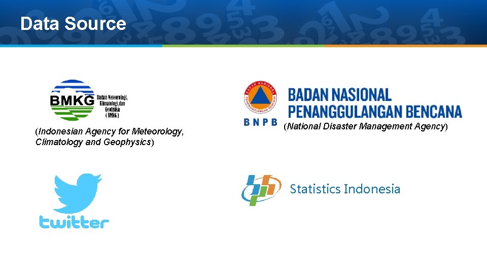 Data Source (Indonesian Agency for Meteorology, Climatology and Geophysics) (National Disaster Management Agency) Statistics Data Source (Indonesian Agency for Meteorology, Climatology and Geophysics) (National Disaster Management Agency) Statistics