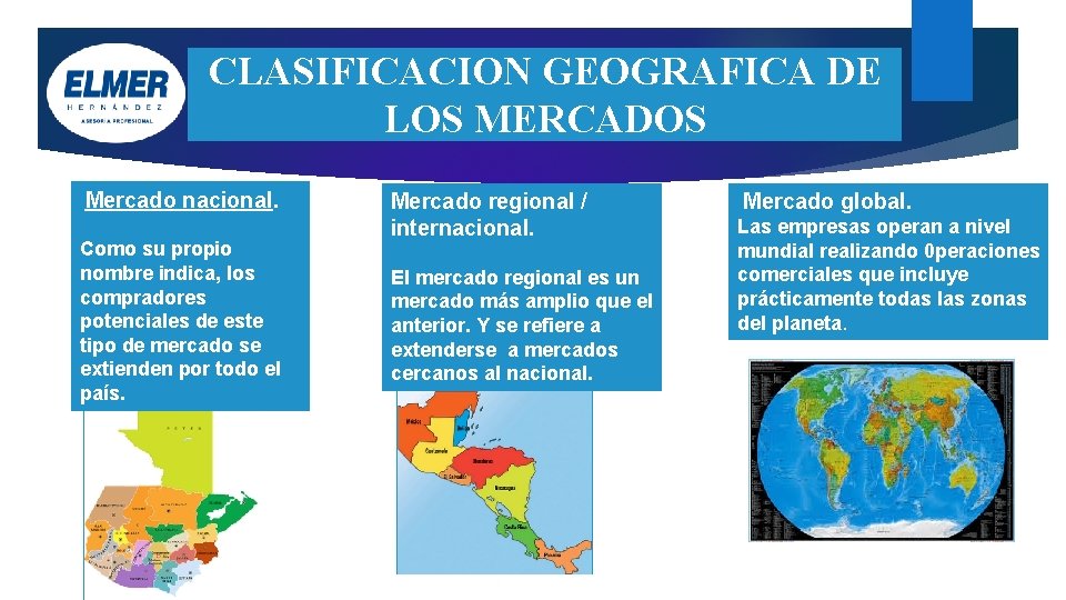 CLASIFICACION GEOGRAFICA DE LOS MERCADOS Mercado nacional. Como su propio nombre indica, los compradores CLASIFICACION GEOGRAFICA DE LOS MERCADOS Mercado nacional. Como su propio nombre indica, los compradores