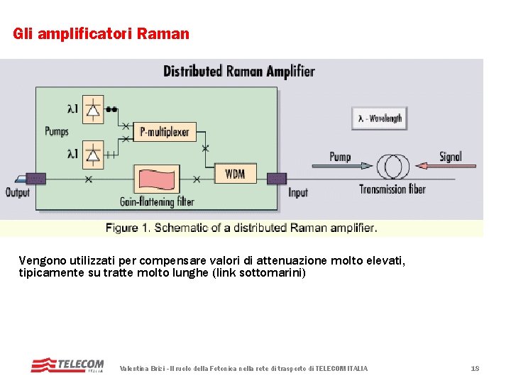 Gli amplificatori Raman Vengono utilizzati per compensare valori di attenuazione molto elevati, tipicamente su Gli amplificatori Raman Vengono utilizzati per compensare valori di attenuazione molto elevati, tipicamente su