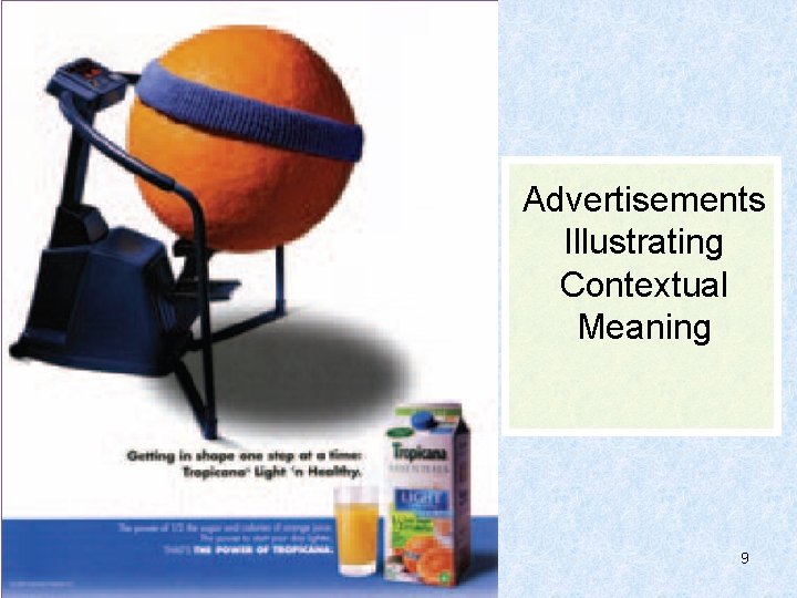 Advertisements Illustrating Contextual Meaning 9 