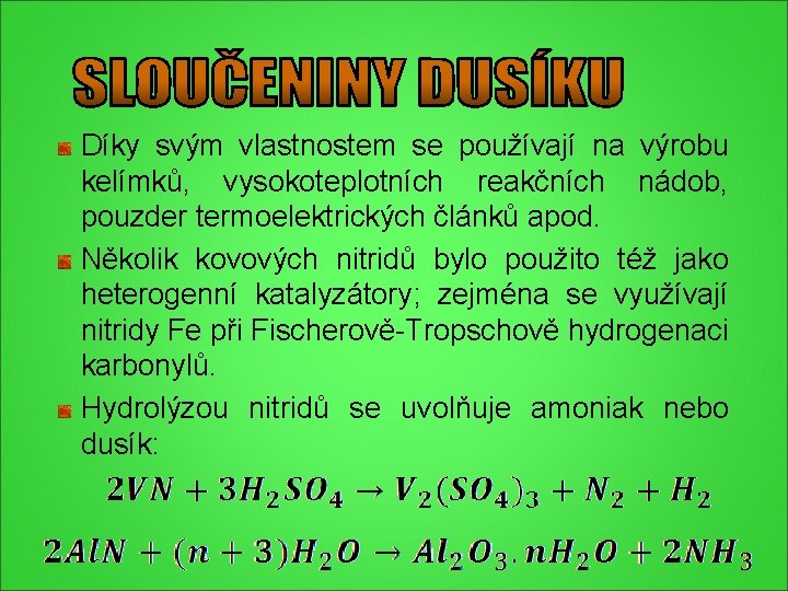 Díky svým vlastnostem se používají na výrobu kelímků, vysokoteplotních reakčních nádob, pouzder termoelektrických článků Díky svým vlastnostem se používají na výrobu kelímků, vysokoteplotních reakčních nádob, pouzder termoelektrických článků