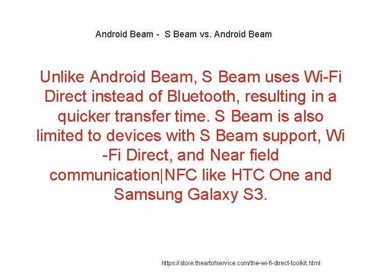 Android Beam - S Beam vs. Android Beam 1 Unlike Android Beam, S Beam Android Beam - S Beam vs. Android Beam 1 Unlike Android Beam, S Beam
