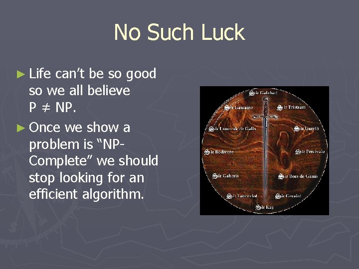 No Such Luck ► Life can’t be so good so we all believe P No Such Luck ► Life can’t be so good so we all believe P