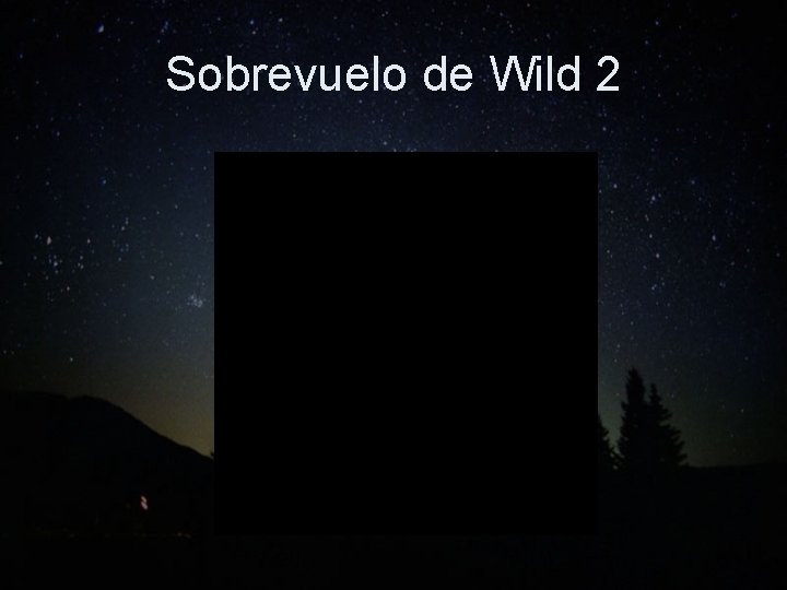 Sobrevuelo de Wild 2 