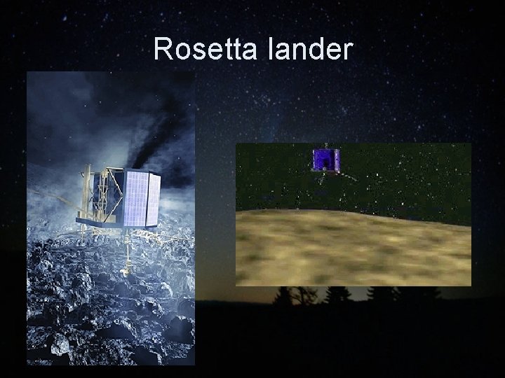 Rosetta lander 