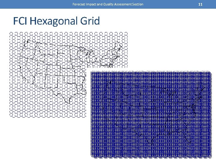 Forecast Impact and Quality Assessment Section FCI Hexagonal Grid Corridor 11 