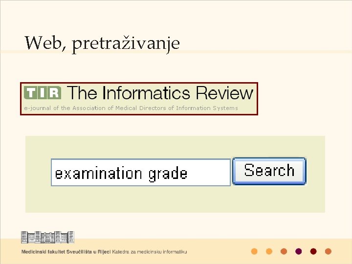 Web, pretraživanje 