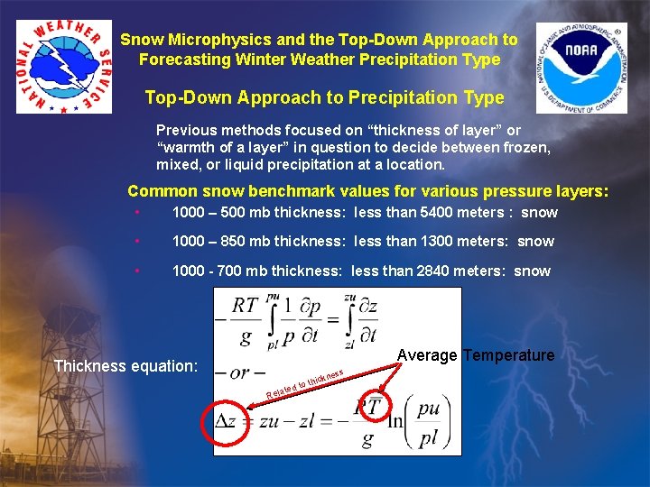Snow Microphysics and the Top-Down Approach to Forecasting Winter Weather Precipitation Type Top-Down Approach Snow Microphysics and the Top-Down Approach to Forecasting Winter Weather Precipitation Type Top-Down Approach