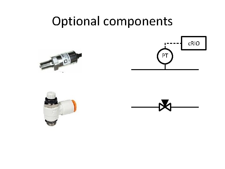 Optional components c. RIO PT 