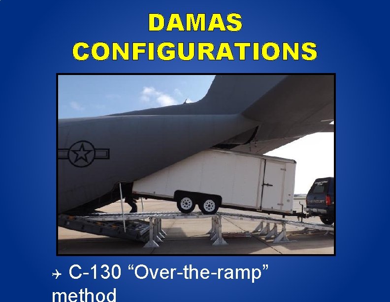 DAMAS CONFIGURATIONS C-130 “Over-the-ramp” 