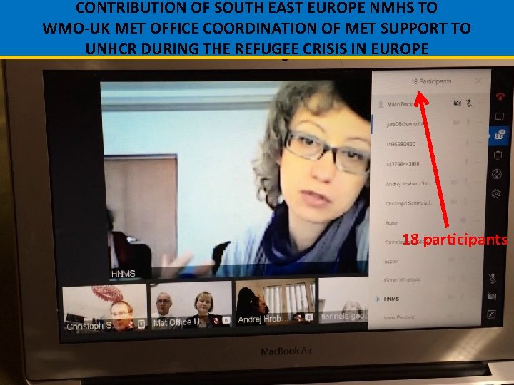 CONTRIBUTION OF SOUTH EAST EUROPE NMHS TO WMO-UK MET OFFICE COORDINATION OF MET SUPPORT CONTRIBUTION OF SOUTH EAST EUROPE NMHS TO WMO-UK MET OFFICE COORDINATION OF MET SUPPORT