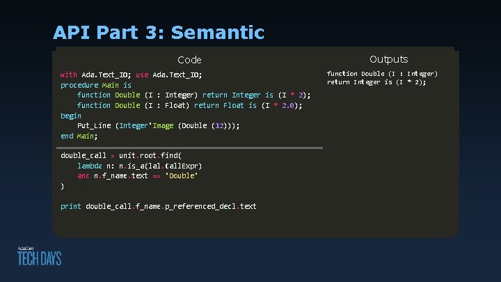 Easy Ada Tooling With Libadalang Raphal Amiard Previous